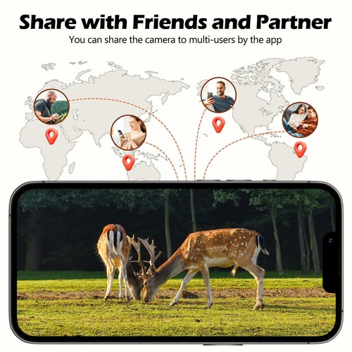 Solar Power 4G LTE Cellular Trail Camera 2.5K Instant Alert NightVision PTZ SIM - Bild 12 von 17