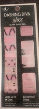👻Dashing Diva Gloss Ultra Shine 32 Gel Nail Strips~Glossy Web Halloween Mummy
