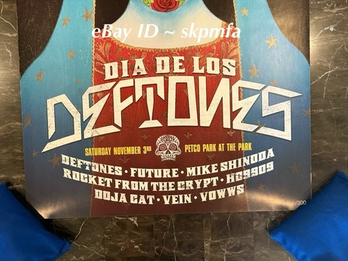 DEFTONES Poster Dia De Los Deftones Nov 2018 San Diego Ufficiale /300 Vedi Foto - Foto 7 di 13