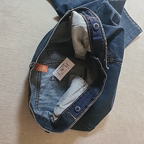 the children's place Bootcut Semi Evasèe Size 12 Jeans Husky - Picture 7 of 8