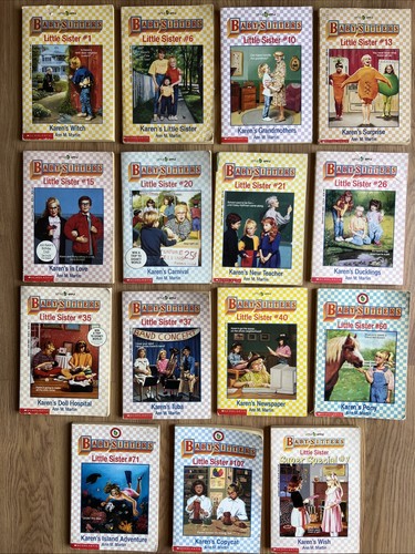 15 Book Lot of Baby-Sitters Club Little Sister By Ann M. Martin