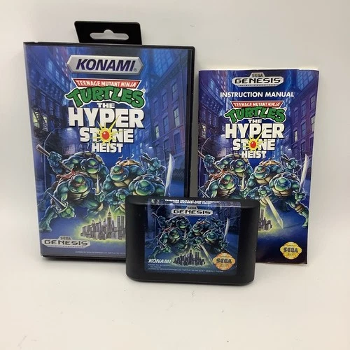 Teenage Mutant Ninja Turtles : The Hyperstone Heist (Genesis, 1992) CIB Tested
