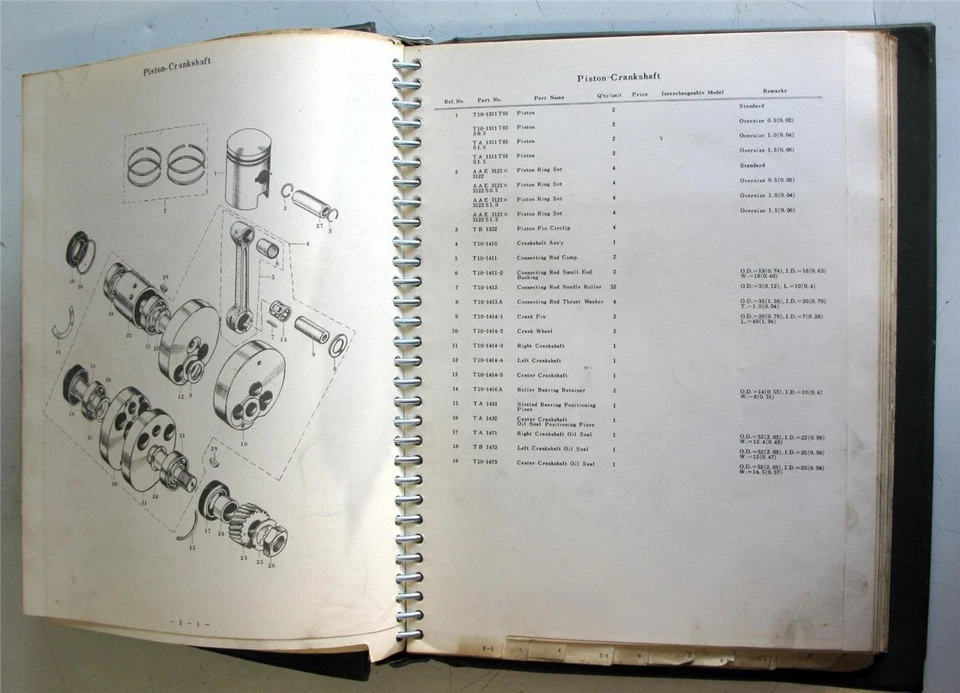 SUZUKI 250 Model T10 Illustrated Motorcycle Parts List undated - Image 3 of 4