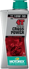 MOTOREX 308241 Cross Power Synthetic 4T Engine Oil - 10W-50 - 1L