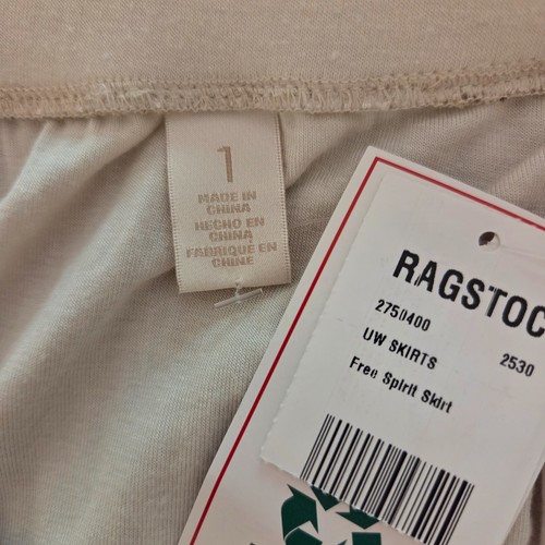 Maxi Falda Chico’s 1 Talla M Boho Arrugada Metálica Hada Espíritu Libre Oro Rosa - Imagen 3 de 13