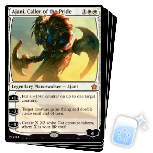 AJANI, CALLER OF THE PRIDE X4 Foundations FDN Planeswalker Magic MTG MINT CARD - Picture 1 of 1