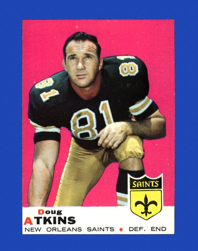 1969 Topps Set-Break #105 Doug Atkins EX-EXMINT *GMCARDS*