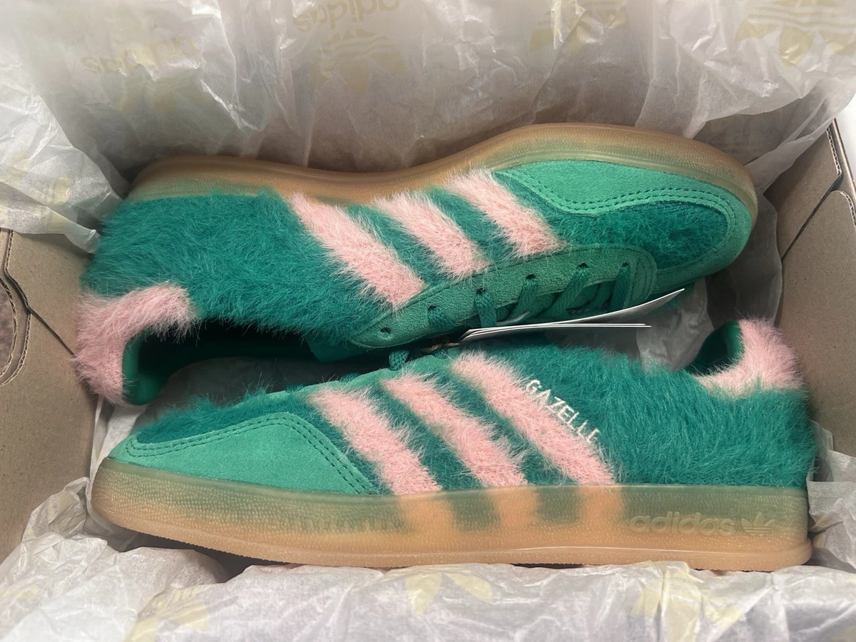 adidas Gazelle Bold Green Glow Pink W for sale | eBay