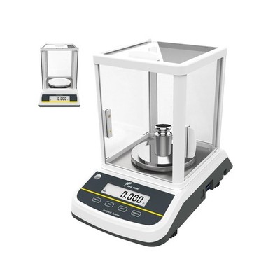 LAB FISH Dual Display Analytical Balance 200g x 1mg Scale High Precision 0.00...