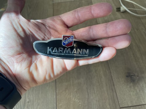 VW Volkswagen Karmann Ghia Fender Side Badge 141853901 - Bild 4 von 5