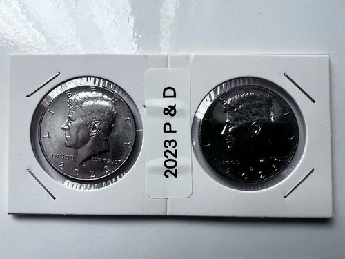 2023 P&D Kennedy Half Dollar Set, Uncirculated,  Free Shipping