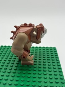 LEGO Castle Fantasy Dark Tan Troll Minifigure - cas358 - Set 7036 Complete