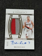 Brandon Roy 23/25 Flawless Game Worn Patch Autograph #VPA-ROY Trail Blazers