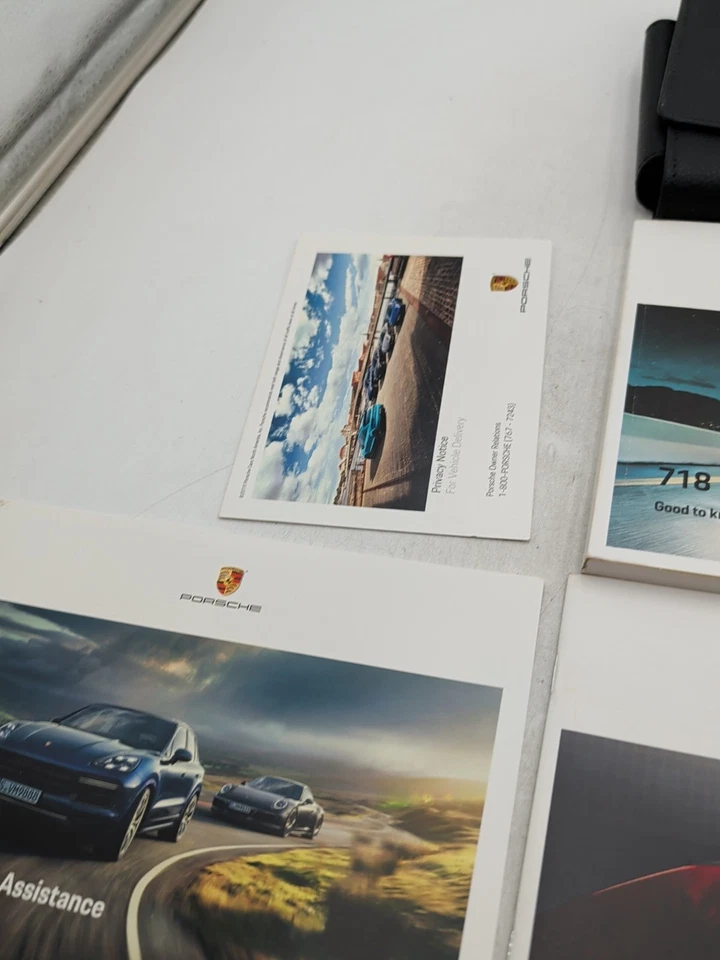 Porsche Boxster & Cayman 718 2019 manual del propietario estuche conjunto original Foto 4 de 4