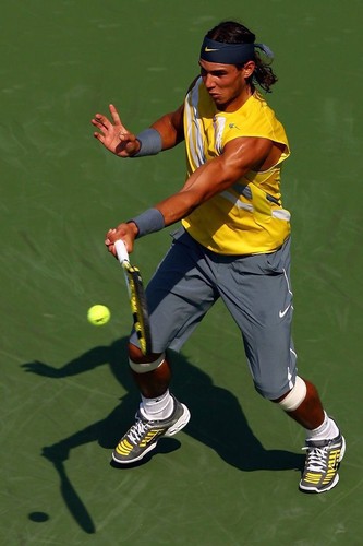 Nike Tennis Rafa Nadal PE -Air Max Breathe Cage 2007 US Open Colorway SIGNED! - Picture 11 of 11