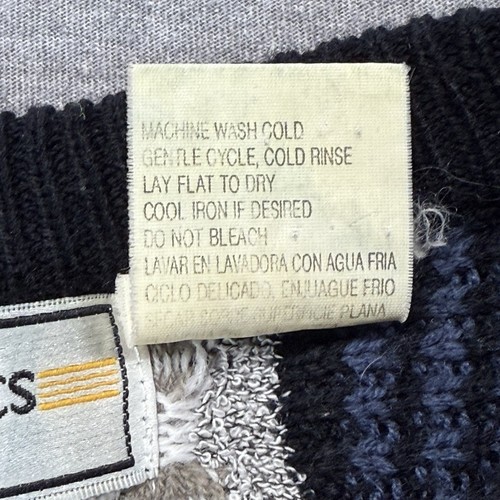 Vintage Classics Palmland Knit Sweater Coogi Style Striped Multi Color 4XL - Picture 7 of 11