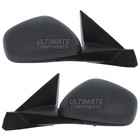 Alfa Romeo Mito 2009-2020 Wing Door Mirror Power Folding Primed Cover 1 Pair