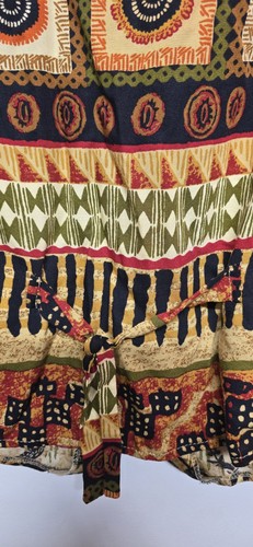 Karibo Maxi Petroglyphs Skirt and top set Women's Size Small Boho Hippie - Picture 8 of 18