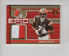 AMARI COOPER 2024 PANINI DONRUSS ELITE FOOTBALL EPIC MATERIALS PATCH CARD #D /49
