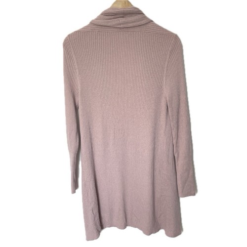 Leith Nordstrom Cocoon Shawl Cardigan Pink Adobe Ribbed Open Damen Small S - Bild 4 von 9