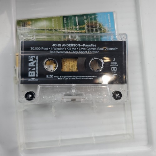 Vintage 1996 John Anderson Paradise Cassette Tape ~ 66810-4 - Picture 3 of 4