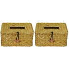  2 PCS Servietten Halterung Taschentuchspender Box Serviettenspeicherbehälter