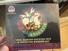 2025 Pokemon Worlds Arcanine Coin Damage Counter Dice Marker Set Anaheim