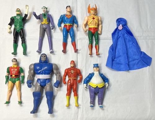 Vintage Kenner Super Powers Aquaman Superman Joker Action Figure Lot 1984 READ!