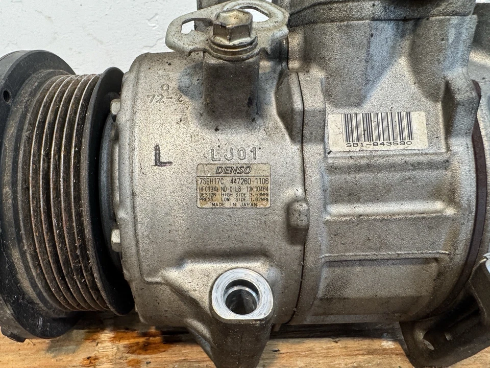 Compresor de aire acondicionado Lexus LS460 LS460L GS460 ISF AC 2007-2017 OEM Foto 2 de 4