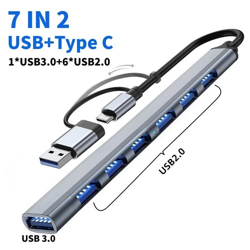 USB 3.0 Type C Hub Docking Station with USB 2.0, TF SD Card Reader, Audio Port - Picture 11 of 23