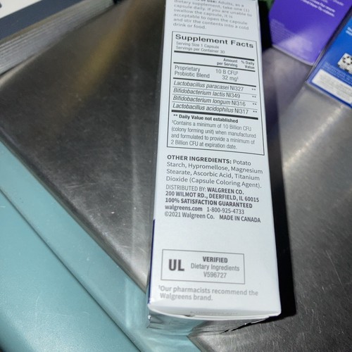 3 Walgreens Healthy Balance Probiotic Capsules 30 ct. (EXP 02/26) - Picture 5 of 5