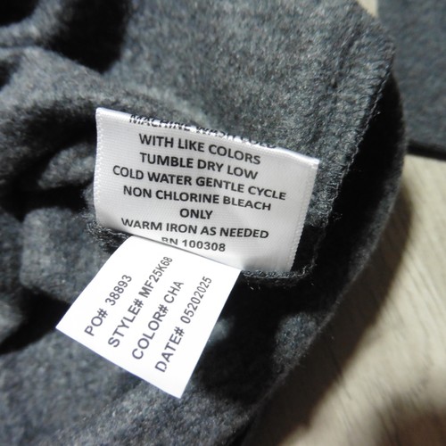 PETER MILLAR Hombres L GRANDE OASIS SUDADERA CON CAPUCHA GRIS CARBÓN JERSEY GOLF SUDADERA - Imagen 6 de 11