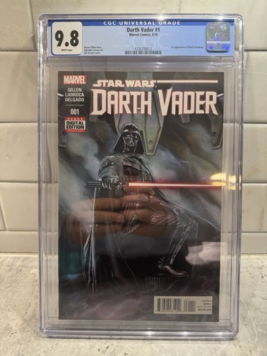 Darth Vader #1🔥CGC 9.8🔥1st App Black Krrsantan🔥Key🔥Star Wars🔥2015🔥