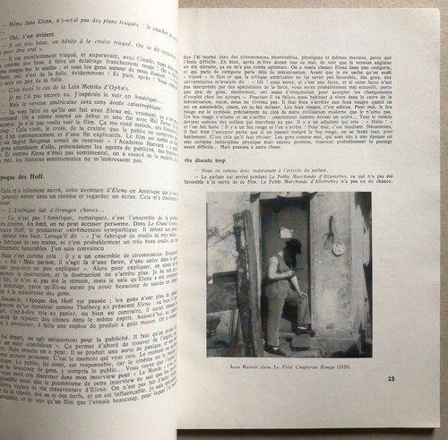 Cahiers du cinéma — numéro spécial Jean Renoir — n° 78 - Noël 1957. - Picture 4 of 9