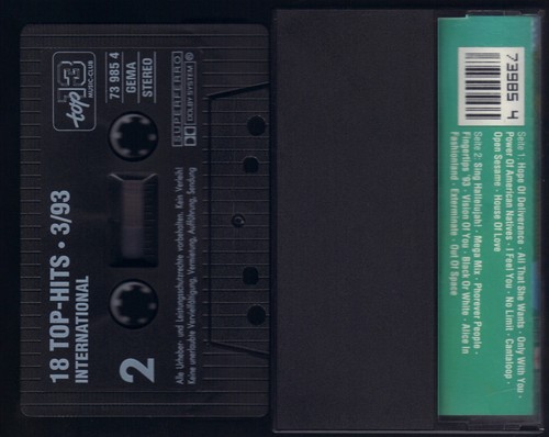 Auswahl 90er Hits Dance Charts 90s Pop House Techno Sampler Tape MC Kassette 077 - Bild 199 von 330