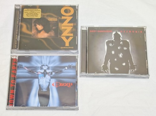 Lot(3) Ozzy Osbourne Down to Earth No More Tears Hype Sticker Remaster Ozzmosis