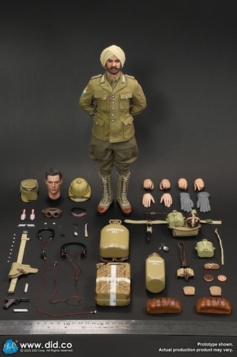 DID D80185 1/6 Soldado de Entrega de Alimentos del Norte de África Ethan Modelo Comandante Blindado - Imagen 4 de 9