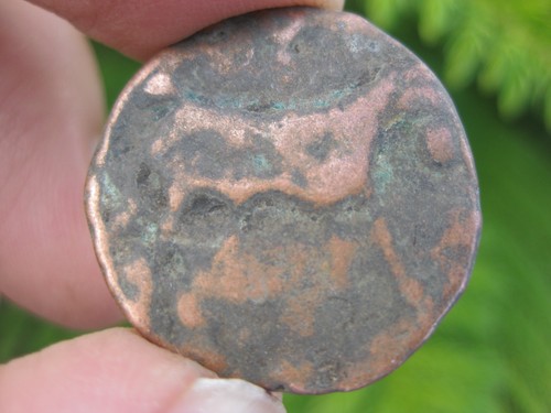 Ancient western region, Silk Road, Horse statue, Chinese (?) bronze coin - Picture 2 of 9