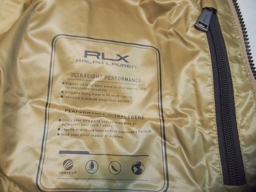 RLX Ralph Lauren Down Hooded Puffer Parka NWT Large $698 Desert Tan - Picture 12 of 21