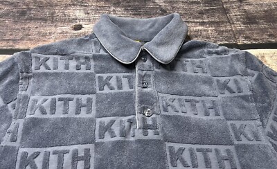 Kith Graham Polo Shirt Men's XS Elevation Blue SS23 | eBay