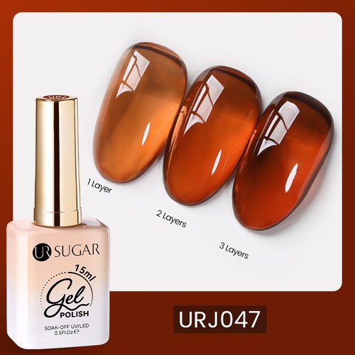 UR SUGAR 15ml Jelly UV Nail Gel Polish Nail Art Manicure Semi-Permanent Varnish - Picture 20 of 36