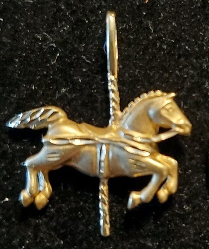 Diamond Cut "Merry-Go-Round" Gold Charm 14K 2.2g