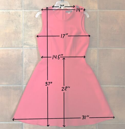 Tommy Hilfiger Career Dress, Red, Fit and Flare, Size 6, Fully Lined - Picture 10 of 10