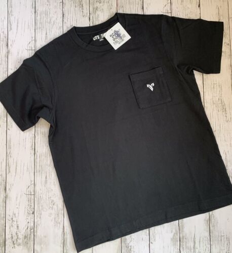 M(JPN) size Uniqlo Final Fantasy 35th Anniversary FF10 T-shirt Black from Japan - Picture 2 of 6