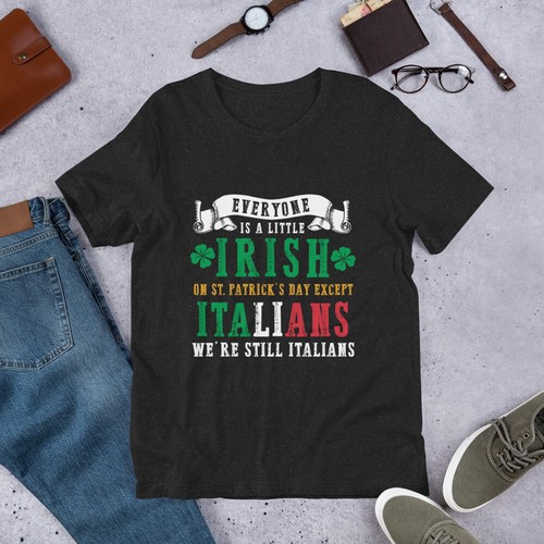 Funny St Patrick's Day Italians t-shirt | Italian Irish Shirt | Italian Pride - Picture 6 of 8