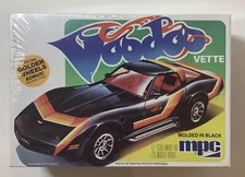 MPC 1-3715 Voodoo Vette Chevy Corvette 2-n-1 Model Kit 1/25 Scale Sealed 1980