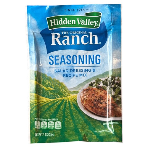 6 Hidden Valley Original RANCH Seasoning Mix Gluten Free 1oz packet 8/22/2026 - Bild 2 von 3