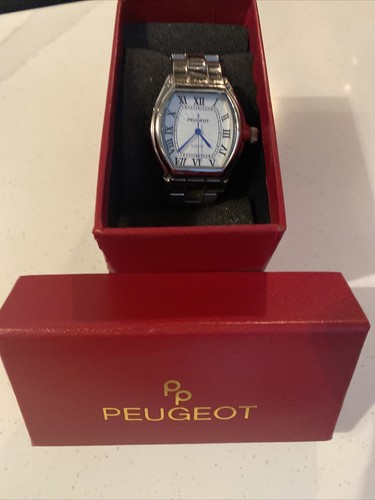 Peugeot Women's Silvertone Roman Numeral Bracelet Watch - Picture 3 of 4