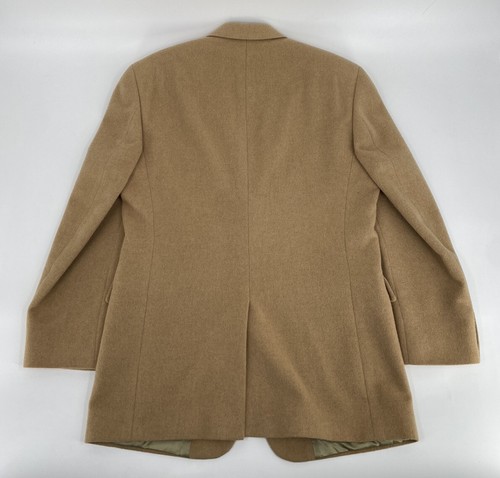 Jos. A. BANK 100% PURE Camel Hair Blazer Jacket Sportcoat 42L Tan Brown - Picture 2 of 10