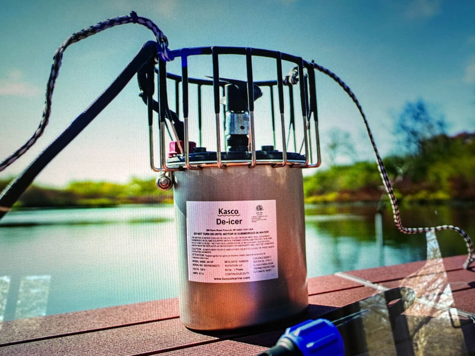 Kasco DeIcer 3400D Dock Deicer 3/4HP Bubbler Water Agitator eBay